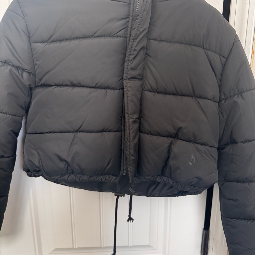 SHEIN Charcoal Puffer Jacket